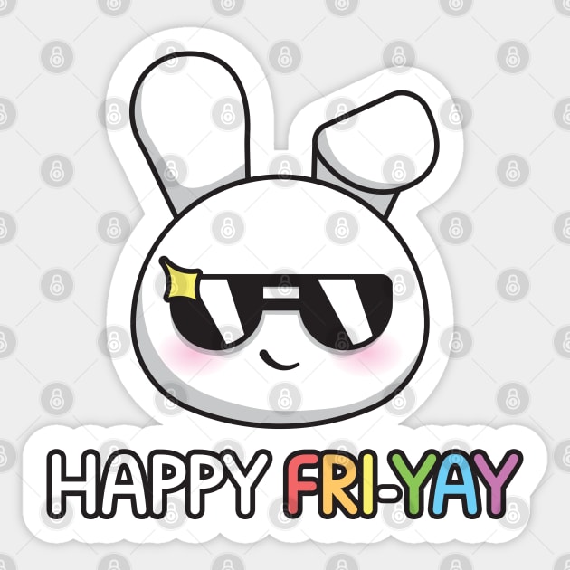 Happy FRI-YAY: Funny Teacher Design Sticker by CallamSt